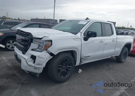 2021 GMC Sierra 1500 4Wd Standard Box Elevation from USA, damaged, VIN 1GTV9CETXMZ192870